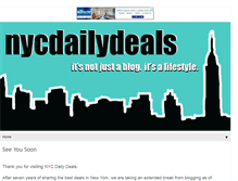 Tablet Screenshot of nycdailydeals.com